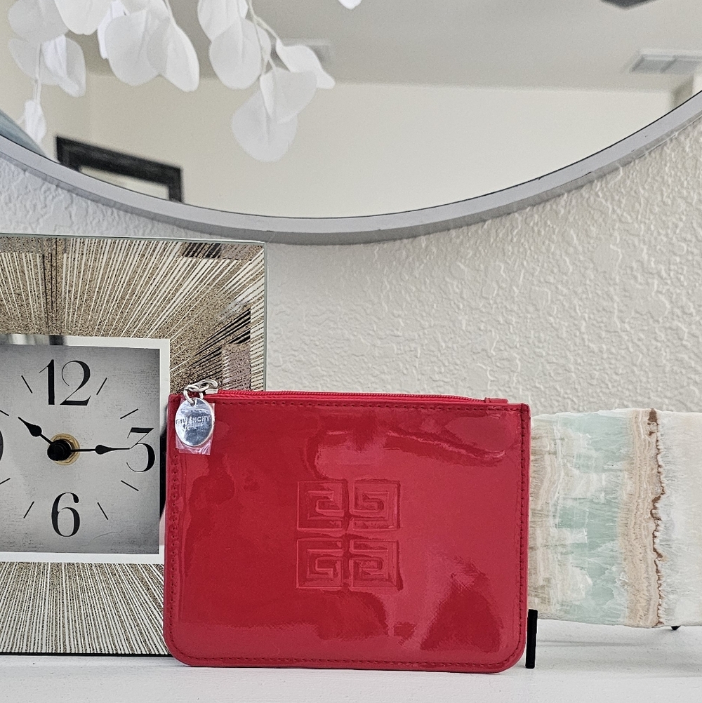 NWOT Givenchy Parfum Red Cosmetic Pouch
